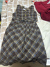 艾珠兒（Aizhuer）小香學(xué)院風(fēng)格子背帶連衣裙子女秋冬季2025新款小個(gè)子穿搭套裝長(cháng)裙 馬甲+半裙套裝 XL 曬單實(shí)拍圖