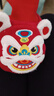婧麒（JOYNCLEON）嬰兒腳套冬季軟底加絨加厚0-3-6個(gè)月嬰幼兒寶寶保暖棉虎頭新年鞋 舞獅 13 【內長(cháng)12.5cm-6-12個(gè)月】 曬單實(shí)拍圖