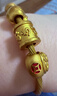 周生生新年黃金轉運珠Charme寶貝招財貓錢(qián)袋甜柿金桔國風(fēng)足金串珠 單顆 曬單實(shí)拍圖