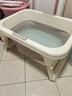 新安怡（AVENT）兒童洗澡桶寶寶泡澡桶嬰幼兒折疊浴桶大號洗澡坐浴盆 曬單實(shí)拍圖