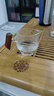 木雀玻璃公道杯功夫茶具配件加厚木把創(chuàng  )意側把公杯倒茶杯 高木雀-白色 曬單實(shí)拍圖