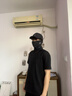 JEEP防曬面罩騎行防紫外線(xiàn)冰絲脖套面巾圍脖頭套男薄魔術(shù)頭巾女 黑色 曬單實(shí)拍圖