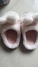 秋冬季兒童棉拖鞋女童保暖加絨兔子可愛(ài)毛毛親子居家寶寶包跟棉鞋 粉色拖鞋 35 36碼(鞋內長(cháng)21CM適合腳長(cháng)20CM) 曬單實(shí)拍圖