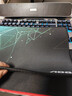 AOC電競游戲辦公鼠標墊中小號 300*250*3mm辦公鍵盤(pán)電腦書(shū)桌墊M102/93幾何藍黑色 曬單實(shí)拍圖