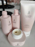 袋鼠媽媽光感提亮準孕婦護膚品洗面奶水乳面霜套裝減黃改善暗沉專(zhuān)用4件套 曬單實(shí)拍圖