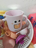 beedoll蓓兜兒童保溫牛奶杯幼兒園吸管杯1-2-3歲以上直飲學(xué)生水杯 維爾粉 曬單實(shí)拍圖