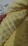 莫爾兔嬰兒被子兒童豆豆被秋冬加厚寶寶豆豆毯a類(lèi)幼兒園午睡被四季通用 黃色查爾莊園【加厚冬被一體款】 120*150cm 7A抑菌防螨可機洗 曬單實(shí)拍圖
