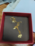 老鳳祥銀項鏈女款生肖馬年本命年女生跨新年情人節生日禮物送女友老婆 【京東物流】本命年馬年禮物項鏈*品牌禮盒 曬單實(shí)拍圖