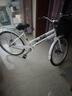 飛鴿（FG FLYING PIGEON）城市通勤自行車(chē)26英寸男女式成人學(xué)生碟剎款城市代步買(mǎi)菜車(chē)白 曬單實(shí)拍圖