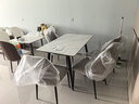 全友家居 巖板餐桌椅組合小戶(hù)型現代簡(jiǎn)約家用吃飯桌子4-6人長(cháng)方形餐桌 曬單實(shí)拍圖