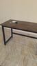 馨美凱電腦桌臺式家用簡(jiǎn)易書(shū)桌辦公桌簡(jiǎn)約現代工作臺租房臥室學(xué)習寫(xiě)字桌 【單桌1.6cm厚桌面】黑架+深胡桃 長(cháng)120cm*寬60cm*高74cm 曬單實(shí)拍圖