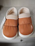 回力棉拖鞋女士防水防滑踩屎感室內家居包跟棉鞋外穿 0468A 橘色38-39 曬單實(shí)拍圖