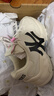 MLB男女復古老爹鞋厚底增高休閑小白鞋3ASHC104N米黃色50BGS36.5 曬單實(shí)拍圖
