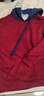 大嘴猴（paul frank）連帽衛衣男士冬季撞色休閑外套男裝寬松長(cháng)袖t恤男上衣 暗紅色 XL 曬單實(shí)拍圖