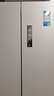 美的（Midea）400L法式多門(mén)冰箱超薄零嵌入小戶(hù)型一級風(fēng)冷無(wú)霜以舊換新MR-421WUFPZE國家補貼（支持?zhù)櫭芍锹?lián)） 極地白-錦緞 風(fēng)冷無(wú)霜 曬單實(shí)拍圖
