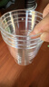 潔日邦一次性杯子航空杯220ml*50只食品級加厚加硬塑料杯辦公商用野餐 曬單實(shí)拍圖