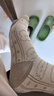 浪莎女士襪子女棉質(zhì)雙針雙路時(shí)尚復古堆堆襪吸濕排汗女士長(cháng)筒襪 曬單實(shí)拍圖
