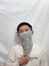 圣蘇薩娜防曬面罩男夏季遮陽(yáng)掛耳面巾口罩戶(hù)外男士騎行防曬面罩 幻彩淺灰 曬單實(shí)拍圖