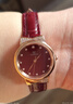 天王（TIAN WANG）女士手表樓蘭系列時(shí)尚舒適石英表皮帶防水腕表國表新年禮物 騏驥紅LS3951P1.LR.R.A 曬單實(shí)拍圖