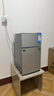 華寶小冰箱小型家用出租房用冷藏冷凍兩用一級能效節能省電迷你宿舍寢室辦公室二門(mén)電冰箱 【店長(cháng)推薦】48L銀色【三天不到一度電】 曬單實(shí)拍圖