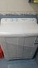 海爾（Haier）半自動(dòng)雙桶洗衣機 10KG 雙電機雙缸 家電國家補貼以舊換新京東自營(yíng) XPB100-81D2 曬單實(shí)拍圖