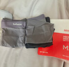 貓人男士?jì)妊澞斜z無(wú)痕涼感10A蟲(chóng)草抑菌透氣褲衩大碼男生平角短褲頭 黑色+鉑灰+灰藍 10A抑菌冰絲 3條 XL （建議120斤-140斤） 曬單實(shí)拍圖