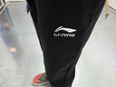 李寧（LI-NING）運動(dòng)褲加絨加厚男直筒冬季寬松休閑百搭衛褲舒適平口運動(dòng)褲子男 曬單實(shí)拍圖