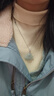 天然飄花笑佛翡翠玉佛吊墜玉石佛公玉墜A貨女款彌勒佛S925銀項鏈 曬單實(shí)拍圖