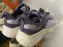 足力健老人鞋春季平底輕便舒適媽媽鞋休閑散步鞋女 6043K淺紫38 曬單實(shí)拍圖