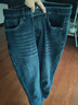 真維斯牛仔褲女冬季加絨直筒百搭彈力質(zhì)感潮流顯瘦煙管褲女藍灰加絨L 曬單實(shí)拍圖