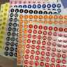 GOTOVAN數字貼紙10張防水小號圓形不干膠標簽紙1-100數字貼編碼編號貼號碼貼圓點(diǎn)貼標簽標記貼數字序號貼 曬單實(shí)拍圖