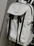 潮句新款雙肩包男輕便通勤書(shū)包大學(xué)生女電腦背包戶(hù)外旅行籃球書(shū)包 白色 曬單實(shí)拍圖