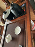 金灶（KAMJOVE） 多功能組合式木雕移動(dòng)茶車(chē)茶盤(pán) 整套茶具套裝全自動(dòng)上水電熱水壺 KW-6000配套泡茶壺H-K9黑色版 1個(gè) 曬單實(shí)拍圖