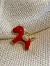 尹木夕紅色馬年胸針配大衣本命年馬上有錢(qián)花胸針配飾新年小馬胸針禮物女 XZ0667紅馬馱金胸針 曬單實(shí)拍圖