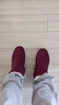 足力健中老年人女棉鞋媽媽棉鞋25932051J 酒紅-女款    39    曬單實(shí)拍圖