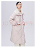 艾萊依羽絨服女仿羊羔毛領(lǐng)拼接長(cháng)款時(shí)尚加厚過(guò)膝新年外套冬 果凍粉155 曬單實(shí)拍圖