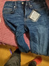 卡賓復古修身牛仔褲24秋長(cháng)褲休閑時(shí)尚舒適小腳褲 蔚藍色47 27  曬單實(shí)拍圖