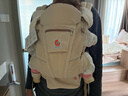 ERGObaby二狗背帶嬰兒抱娃神器四季透氣外出旅行遛娃神器breeze解放雙手 【熱賣(mài)款】breeze透氣款-自然米色 曬單實(shí)拍圖
