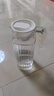 樂(lè )美雅玻璃水壺冷水壺涼水杯家用冰箱大容量茶壺四方透明1.1L涼水壺 曬單實(shí)拍圖
