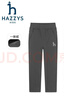 哈吉斯（HAZZYS）童裝男童褲子冬季新款一體絨舒適保暖長(cháng)褲 暗石灰 120 曬單實(shí)拍圖