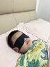 LUCYLEE美國兒童眼罩睡眠遮光睡覺(jué)不勒耳朵學(xué)生緩解眼疲勞掛耳男女孩午睡 云墨黑【遮光率+99%】輕薄裸感 不壓眼球 曬單實(shí)拍圖