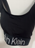 Calvin Klein內衣女醒目提花ck無(wú)鋼圈輕運動(dòng)可抽取墊交叉寬肩帶美背文胸 UB1-太空黑 S 曬單實(shí)拍圖