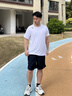 安踏（ANTA）短袖男速干t恤夏季新款冰絲圓領(lǐng)運動(dòng)上衣吸汗透氣跑步健身速干衣 【高性?xún)r(jià)比&吸濕速干】純凈白-8 L 男175 曬單實(shí)拍圖