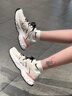 卡帕女鞋老爹鞋女2025秋季新款厚底跑步運動(dòng)鞋百搭情侶休閑鞋子女 月灰色【四季款】腳瘦拍小一碼 38 曬單實(shí)拍圖