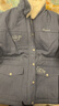 茵曼2025冬季女裝新款水洗仿牛仔刺繡羊羔毛領(lǐng)羽絨服中長(cháng)款外套 牛仔藍 M 曬單實(shí)拍圖
