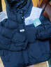 圖圖小象兒童羽絨服90白鴨絨加厚女童三防外套鎖溫 黑色 150 身高約150cm 曬單實(shí)拍圖