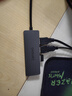 聯(lián)想（Lenovo）USB3.0金屬分線(xiàn)器擴展塢高速4口集線(xiàn)器HUB拓展塢筆記本電腦一拖多轉換器轉接頭擴展器Type-C供電 曬單實(shí)拍圖