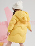 笛莎（DEESHA）笛莎女童羽絨服長(cháng)款女寶寶三防加厚保暖兒童裝 曬單實(shí)拍圖