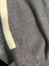 啄木鳥(niǎo)毛衣男青少年秋冬季新款半拉鏈立領(lǐng)針織衫男生韓系灰色加絨毛線(xiàn)衣 7233灰色 XL 建議120-140斤 曬單實(shí)拍圖