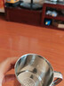 onlycook316不銹鋼雙層水杯 帶刻度防燙喝牛奶杯防摔防燙杯子 300ml小豬 曬單實(shí)拍圖